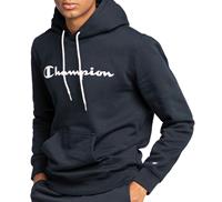 Champion Hooded Logo Sweatshirt Fleece blau/weiss Größe XXL