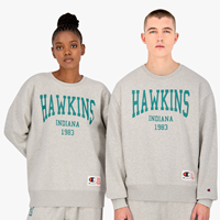 Champion x Stranger Things Hawkins Crew Sweatshirt Herren - Herren