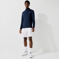 Lacoste Herren-Sweatshirt  Sport mit Reißverschluss-Kragen - Navy Blau 
