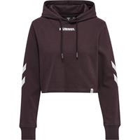 Hummel hmlLEGACY WOMAN CROPPED HOODIE, FUDGE, L