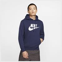 Nike Hoodie NSW Club Fleece Pullover Graphic - Navy/Wit