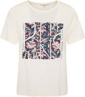 Pepe Jeans Kurzarmshirt »BROOKLYN« mit floralem Frontprint und coolem Wording