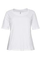 Sheego T-Shirt aus reiner Baumwolle