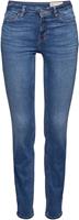 ESPRIT Slim jeans met medium taille, lengte 32