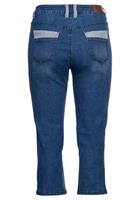 Sheego Stretch-Jeans «Die Schmale», in 7/8-Länge, mit Kontrastdetails