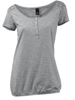 Shirt met ronde hals in grijs van Linea Tesini