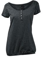 Shirt met ronde hals in zwart van Linea Tesini