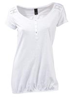 Shirt met ronde hals in wit van Linea Tesini