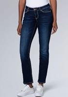 SOCCX Slim-fit-Jeans RO:MY, mit hellen Nähten
