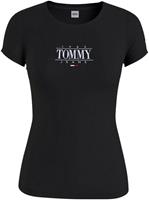 Tommy Jeans Rundhalsshirt »TJW SKINNY ESSENTIAL LOGO 1 TEE« mit  Logo-Schriftzug & Flag auf dem Ärmel