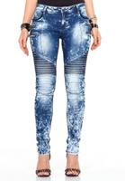 Cipo & Baxx Slim-fit-Jeans mit modischen Acid-Wash-Details in Skinny-Fit