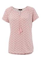 Aniston CASUAL T-shirt met verstelbaar draagbare carmenhals