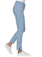 Stretch-Jeans in blue-bleached van heine