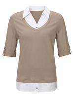 Casual Looks 2-in-1-shirt Shirt (1-delig)