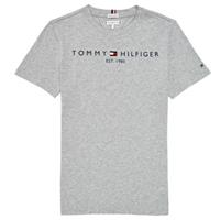 TOMMY HILFIGER Kinder T-Shirt, Organic Cotton grau 