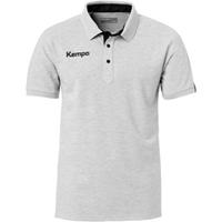 Kempa Prime Polo Shirt grau/schwarz
