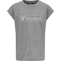 hummel hmlBOXLINE T-SHIRT S/S T-Shirts für Mädchen grau Mädchen 