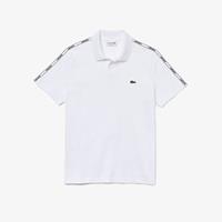 Lacoste Herren  Regular Fit Poloshirt aus Stretch-Baumwolle - Weiß 