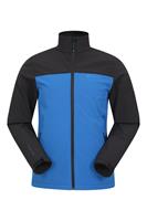 Mountain Warehouse Vertex Wasserabweisende Softshell-Jacke für Herren - Blau