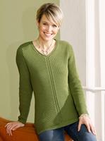Pullover in groen van heine