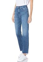 Replay Stretch-Jeans »Reyne« HIGH WAIST WIDE LEG FIT JEANS mit ausgefranstem Saum