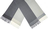 CWI Schal Patroon Damen 180 X 68 Cm Polyester Grau