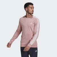 adidas Sweater Essentials 3 Stripes French Terry roze/wit