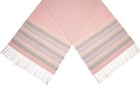 CWI sjaal Gestreept dames 180 x 65 cm polyester lichtroze