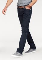 John Devin Straight jeans met knoopsluiting