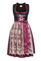 Edelnice Midi Dirndl Made in Germany bordeaux pink