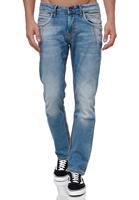 Rusty Neal Straight-Jeans, in modischer Used-Optik