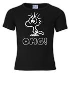 Logoshirt T-Shirt »Woodstock - OMG!« mit lizenziertem Originaldesign