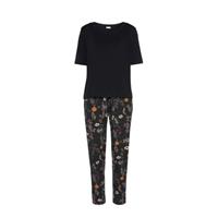 Lascana Pyjama mit Wildblumen Muster