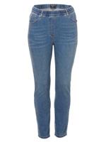 VIA APPIA DUE Slim-fit-Jeans in unifarbenem Design