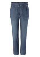 Aniston CASUAL Loose fit jeans highwaist met comfortabele elastische band, paperbag-jeans
