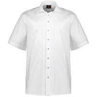 Hammerschmid Baumwoll-Trachtenhemd, kurzarm Weiß
