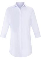 Emilia Lay Lange blouse 3/4-mouwe Van  wit