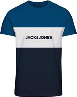 Jack & jones T-shirt Korte Mouw Jack & Jones JJELOGO BLOCKING TEE