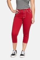 QueenKerosin Caprijeans »Betty« im 5-Pocket-Design