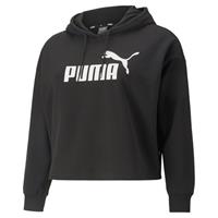 Puma Sweater »Essentials PLUS Cropped Damen Hoodie mit voller Länge«