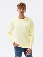Ombre Sweater heren effen | Geel | Basic | Italian-Style.nl, 