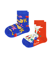 Happy Socks Kids Okay Cereals Socks 2-pack
