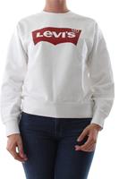 Women's Levis Graphic Standard Crew Neck Sweatshirt in White