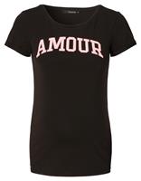 SUPERMOM T-Shirt Amour T-Shirts schwarz Damen 