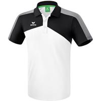erima Premium One 2.0 Funktions Poloshirt Kinder white/curacao/black