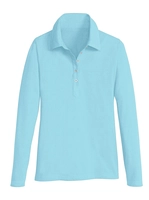Your Look... for less! Dames Poloshirt turquoise Größe