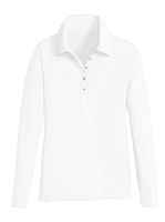 Your Look... for less! Dames Poloshirt wit Größe