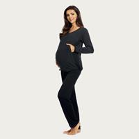 Lupoline Zwangerschapspyjama / Voedingspyjama Black Dots