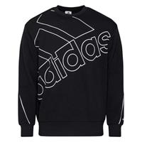 adidas Sweatshirt Logo - Zwart/Wit