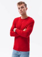 Ombre Klassieke heren sweater | Ronde hals |  | Rood, 